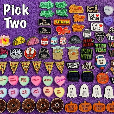 Vegan Pin Etsy