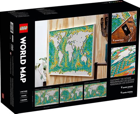 The LEGO Art World Map Has 11,695 Pieces
