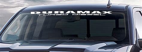 Duramax Windshield Decal Turbo Diesel Banner Sticker 45 X