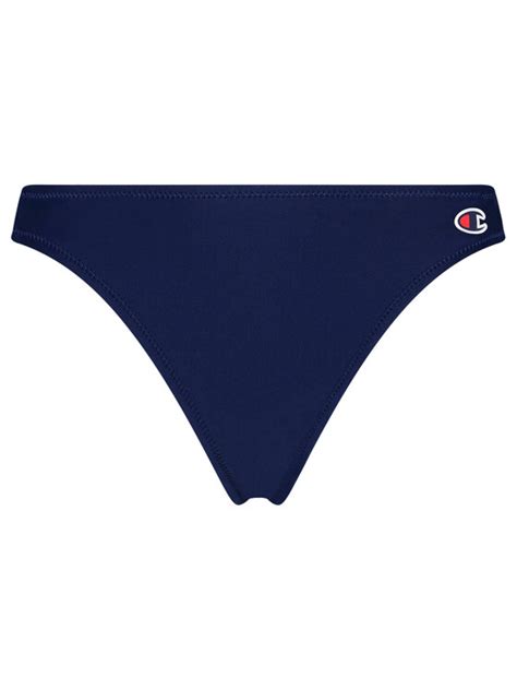 Champion Bikini apakšdaļa Graphic Stripe Double Strap Tumši zils Modivo lv
