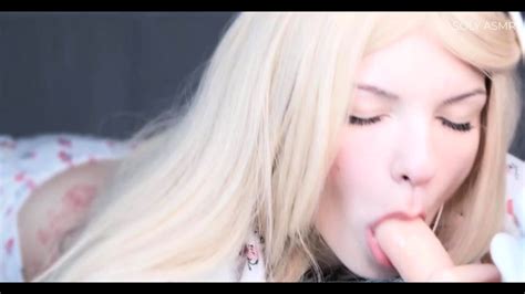 Soly ASMR Sloppy Dildo Blowjob At DrTuber