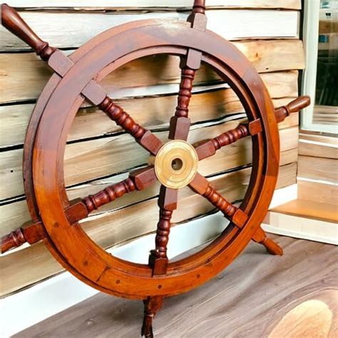 Amazon Adeco Ornamental Wall Decoration Wooden Nautical Ship