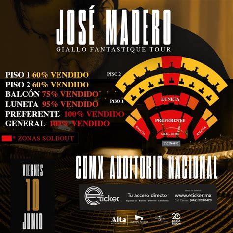 José Madero Presentará Giallo En El Auditorio Nacional