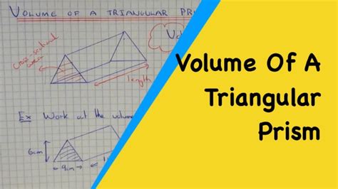 Triangular prism volume triangular prism volume formula - cuppolf
