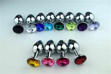 Plug Anal Joia M Cristal Vermelho