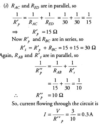 I Find The Value Of Current I In The Circuit Given As Below Cbse