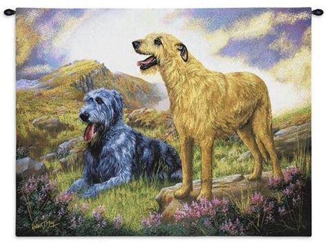 Irish Wolfhound Wall Tapestry - 34W x 26H | Irish wolfhound dogs, Irish ...