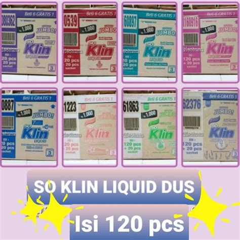 Promo Murah Detergen So Klin Liquid Kemasan Per Dus Isi 10 Renceng 22