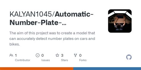 Github Kalyan Automatic Number Plate Recognition Using Yolov