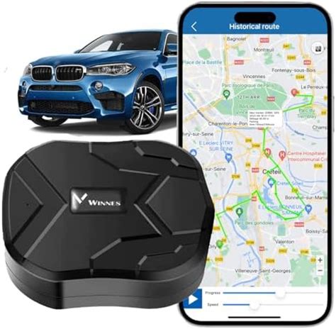 Winnes Tracker GPS Voiture TK905B 2G Suivi en Temps Réel Antivol