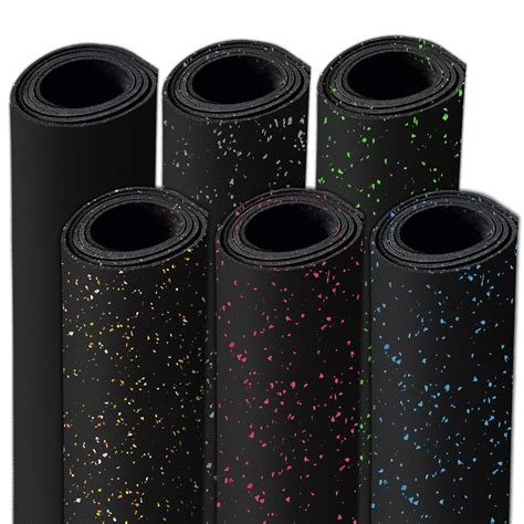 mm thick gym floor mats shock absorption rubber gym flooring roll