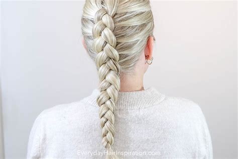 How To Single Dutch Braid Your Own Hair Everyday Hair Inspiration