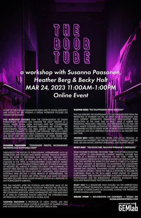 The Boob Tube Tracking Pornhub S Emergence W Susanna Paasonen