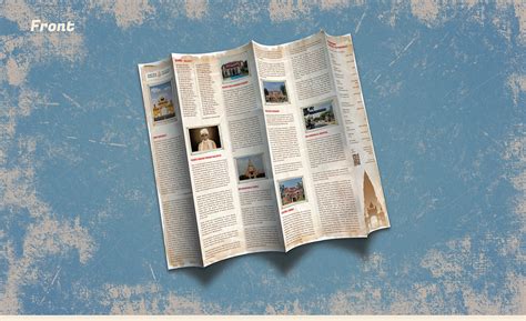 map brochure banaras hindu university behance