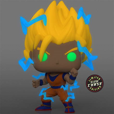 Dragon Ball Z Funko POP! Glow-in-the-Dark PX exclusive - SSJ2 Goku ...