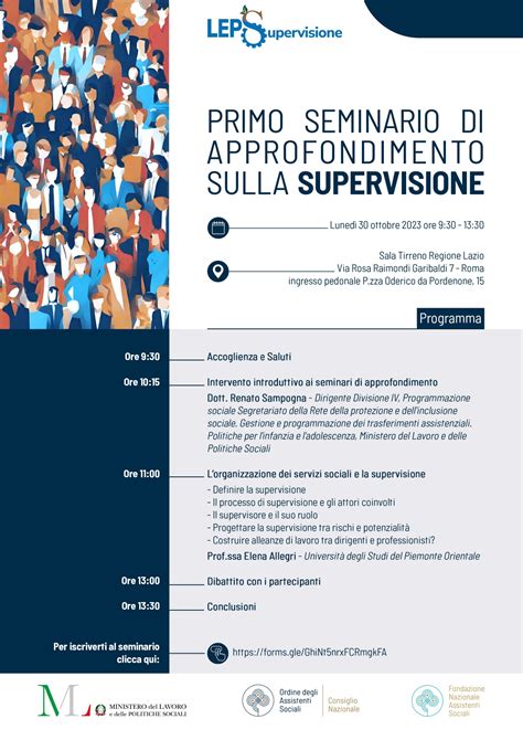 30 Ottobre 2023 Roma Primo Seminario Di Approfondimento Sulla