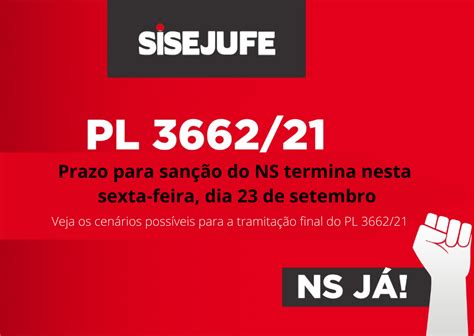 Prazo para a sanção do PL 3662 21 termina nesta sexta feira dia 23 de