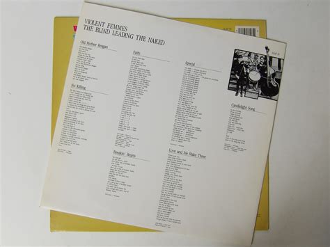 Violent Femmes The Blind Leading The Naked Uk A B Ex Lp