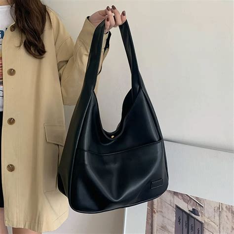 Женская винтажная сумка-хобо PU Leather | AliExpress