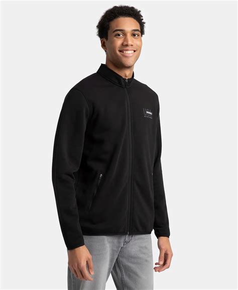Buy Super Combed Cotton Rich Fleece Jacket With Staywarm Technology