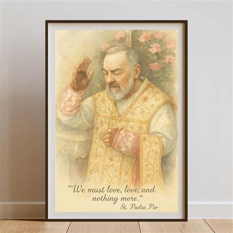 St. Padre Pio - Traditional Catholic Wall Art Printable - High
