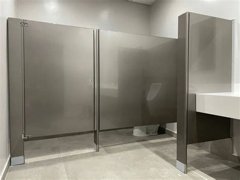 Metpar Nickel Silver Metal Bathroom Partitions - Partition King