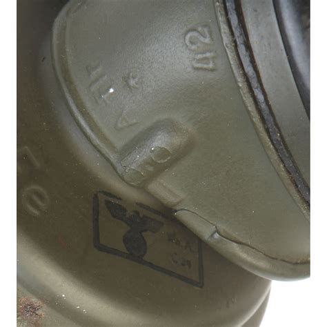 WW2 German Gas Mask with Canister