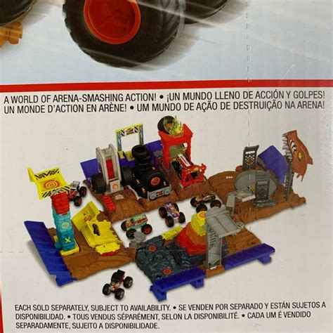 Mattel Toys Mattel Hot Wheels Monster Trucks Arena Smashers Smash