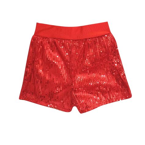 Breaise Girl S Sequin Shorts Metallic Shorts Shiny Hot Pants Sparkly Dance Outfits Short Pants