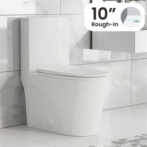 St. Tropez One Piece Elongated Toilet Dual Vortex Flush 1.1/1.6 gpf