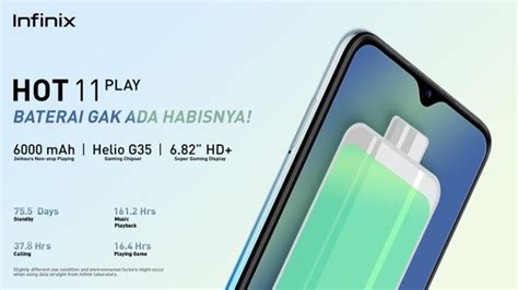 Infinix Hot 11 Play Tiba Di Indonesia Bawa Layar Baterai Jumbo Telset