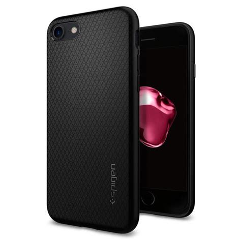 Чехол Spigen для iPhone SE 2022/ 2020/ 8/ 7 Liquid Air Armor, Black ...