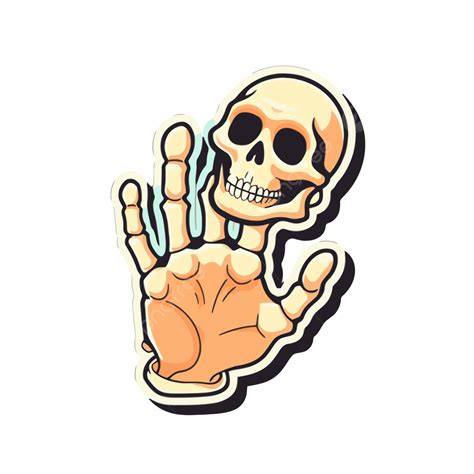 Cartoon Skeleton Hand