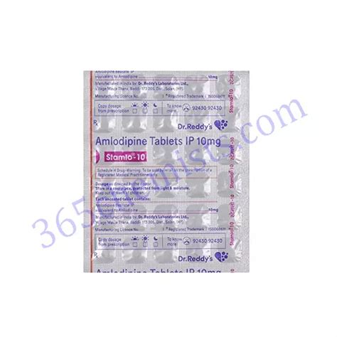 Stamlo Mg Tablet Amlodipine Mg Usa Fast Delivery