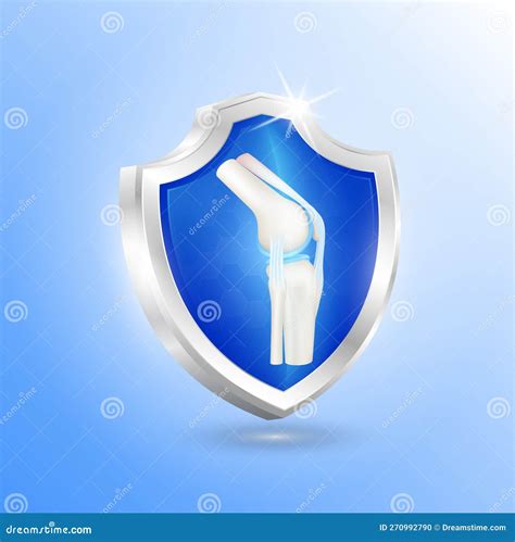 Healthy Bone Joint Inside Shield Aluminum Transparent. Mineral Vitamin