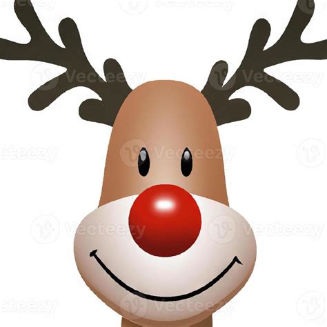 Rudolph The Red Nosed Reindeer Head