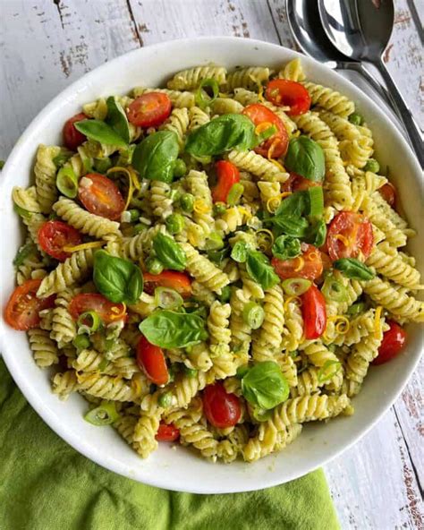 Spring Pesto Pasta Salad VJ Cooks