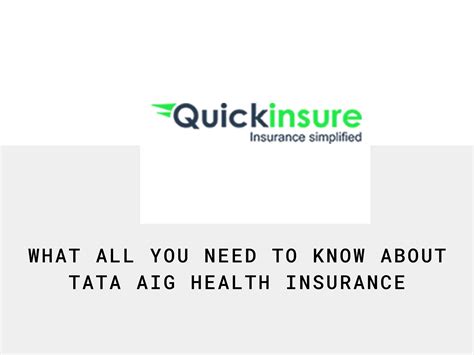 tata aig health insurance  quickinsure issuu