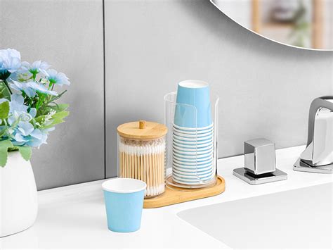 Amazon Vitviti Plastic Bathroom Cup Dispenser Pack Bathroom Cup