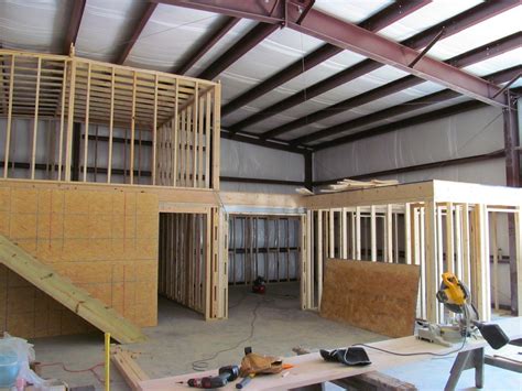 Pole Barn Loft Framing Barn Red Color Schemes