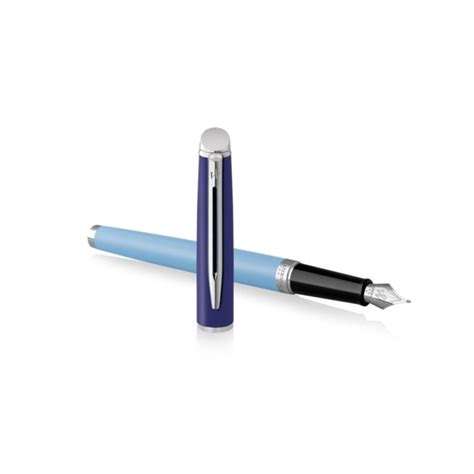 Stylo Plume Fine Waterman H Misph Re Colour Blocking Bleu