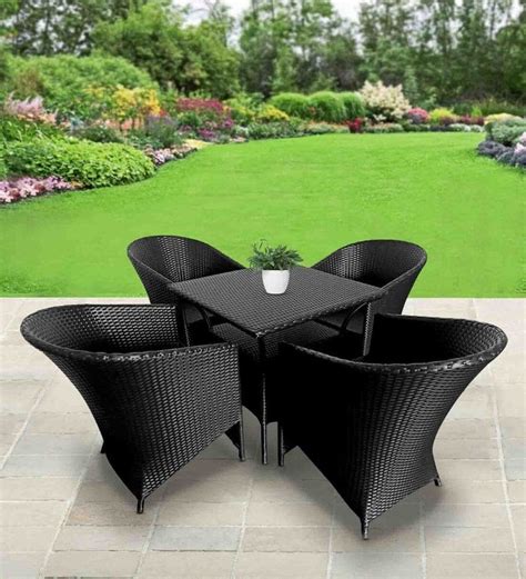 Ratten Square Rattan Dining Table With Chairs 4 Seater At 15500 Set