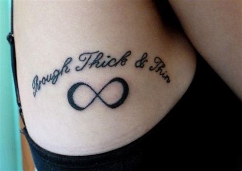 Through Thick And Thin Thin Tattoo Small Tattoos Simple