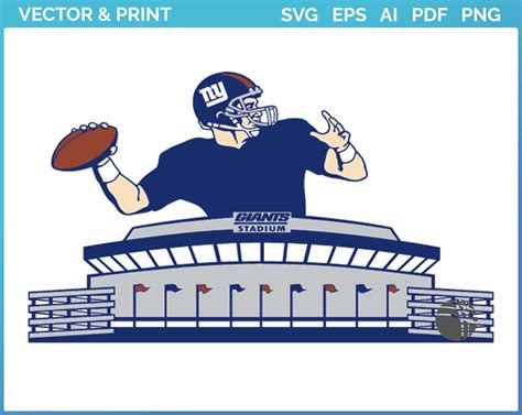 New York Giants - Alternate Logo (2000) - Football Sports Vector SVG Logo in 5 formats