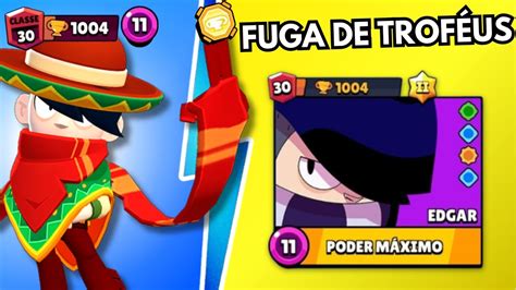 PEGANDO 1000 TROFÉUS o EDGAR no BRAWL STARS YouTube