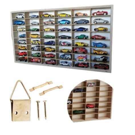 Regał na resoraki typu Hot Wheels Przegródek Drewniana Od producenta Cena