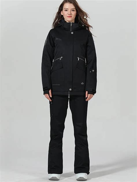 Горнолыжный костюм женский，лыжный костюм женский，зимний костюм женский ...