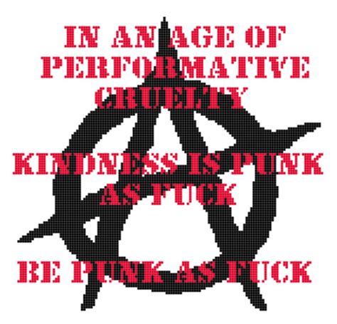 Be Punk As Fuck Cross Stitch Pattern Etsy