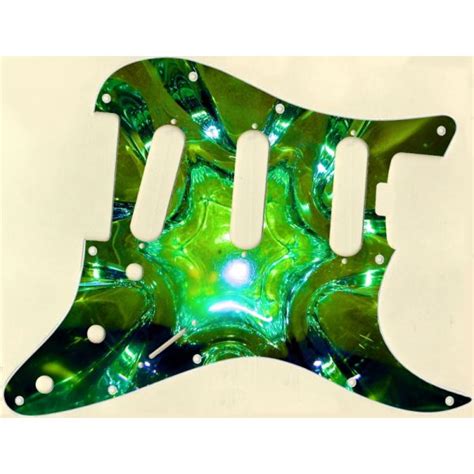 Green Glass Sss Fender Elite Strat Stratocaster Pickguard Custom Pickguards