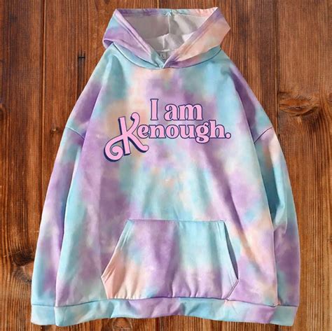 I Am Kenough Tie Dye 3d Hoodie